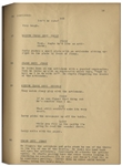 Moe Howard's 29pp. Script Dated April 1942 for The Three Stooges Film ''Sock-a-Bye Baby'' -- First Page Missing, Else Very Good Condition